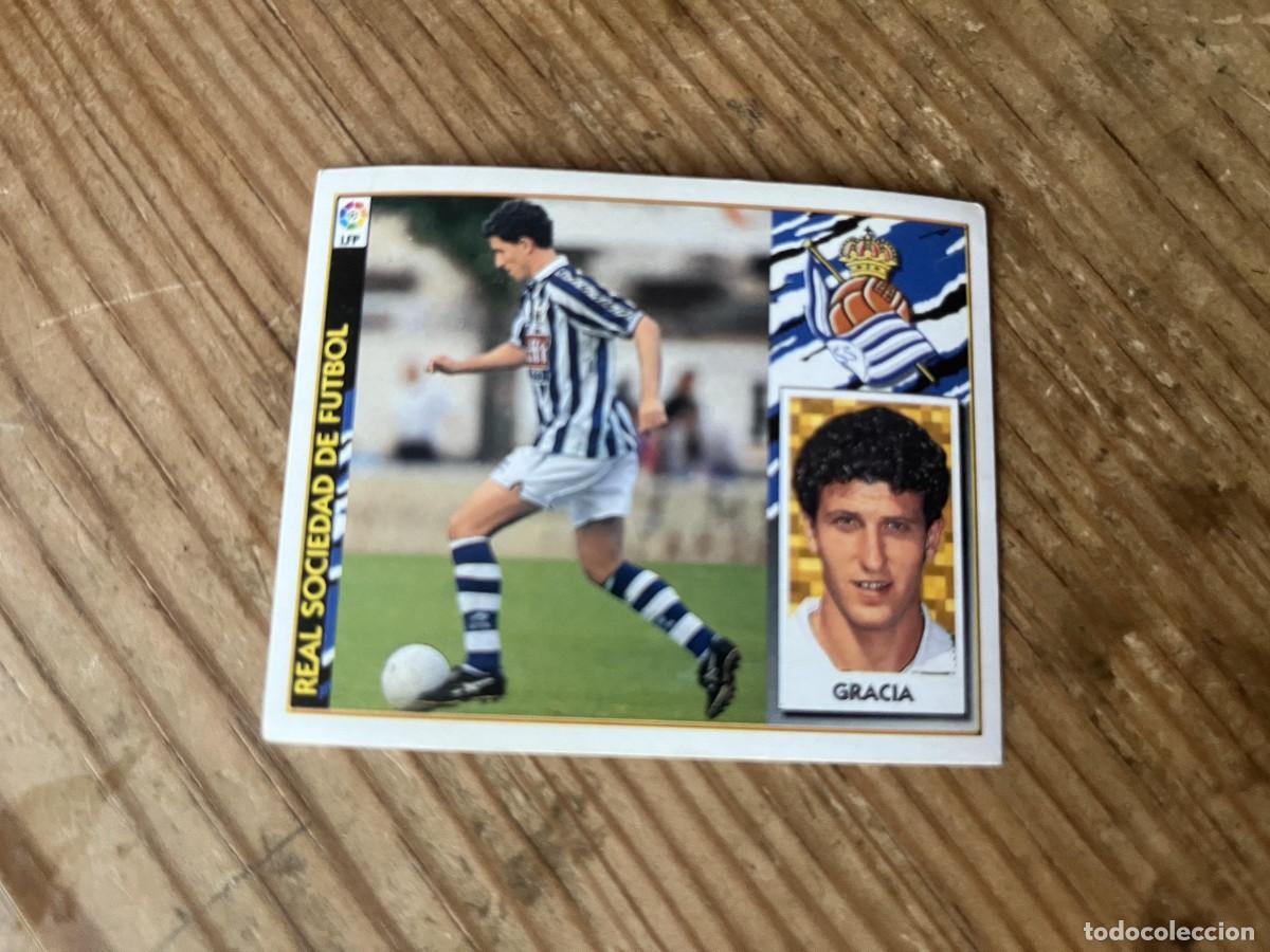Cromos de Futebol: CROMO SIN PEGAR NUNCA PEGADO ALBUM LIGA ESTE 97 98 1997 1998 REAL SOCIEDAD GRACIA
