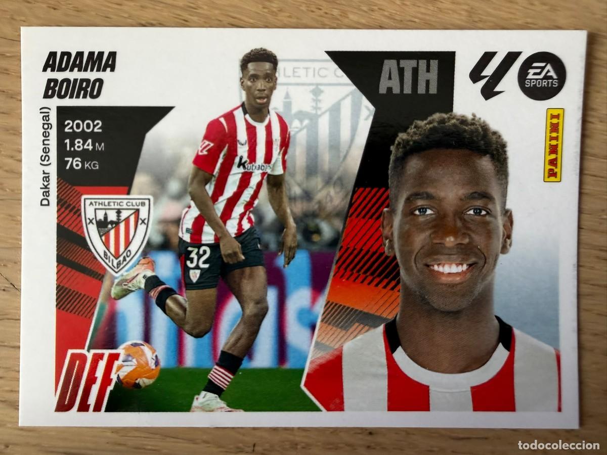 Cromos de f&uacute;tbol: 9B 9 B ADAMA BOIRO ATHLETIC BILBAO 25 26 2025 2026 LIGA EA SPORTS COLECCIONES ESTE SIN PEGAR STICKER