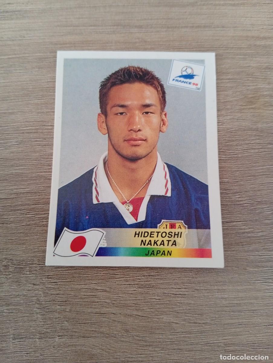 Cromos de f&uacute;tbol: HIDETOSHI NAKATA 524 JAPON PANINI FRANCIA 1998 98 SIN PEGAR NUNCA PEGADO