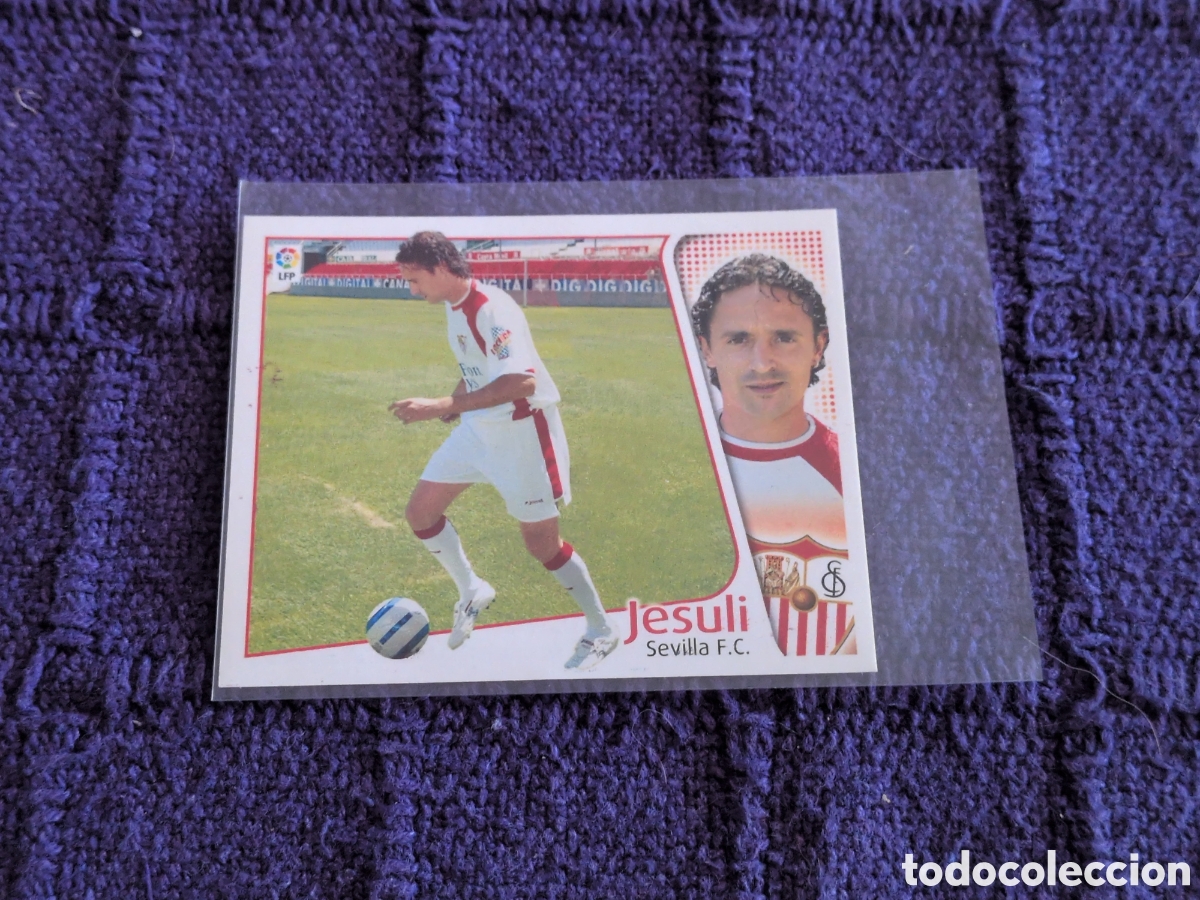 Cromos de f&uacute;tbol: EDICIONES ESTE 2004-2005 FICHAJE N&ordm;32 JESULI (SEVILLA) NUNCA PEGADO. NUEVO