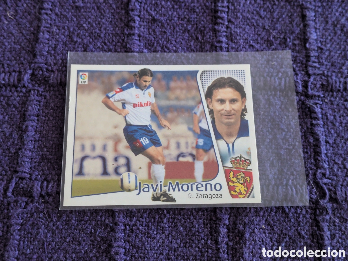 Cromos de f&uacute;tbol: EDICIONES ESTE 2004-2005 FICHAJE N&ordm;33 JAVI MORENO (ZARAGOZA) NUNCA PEGADO. NUEVO