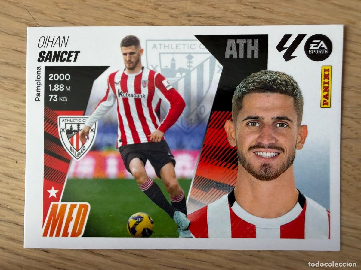 Cromos de f&uacute;tbol: 15 SANCET ATHLETIC BILBAO 25 26 2025 2026 LIGA EA SPORTS COLECCIONES ESTE SIN PEGAR STICKER