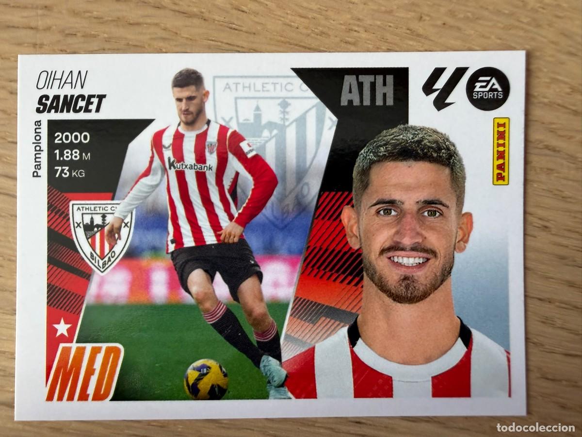 Cromos de f&uacute;tbol: 15 SANCET ATHLETIC BILBAO 25 26 2025 2026 LIGA EA SPORTS COLECCIONES ESTE SIN PEGAR STICKER