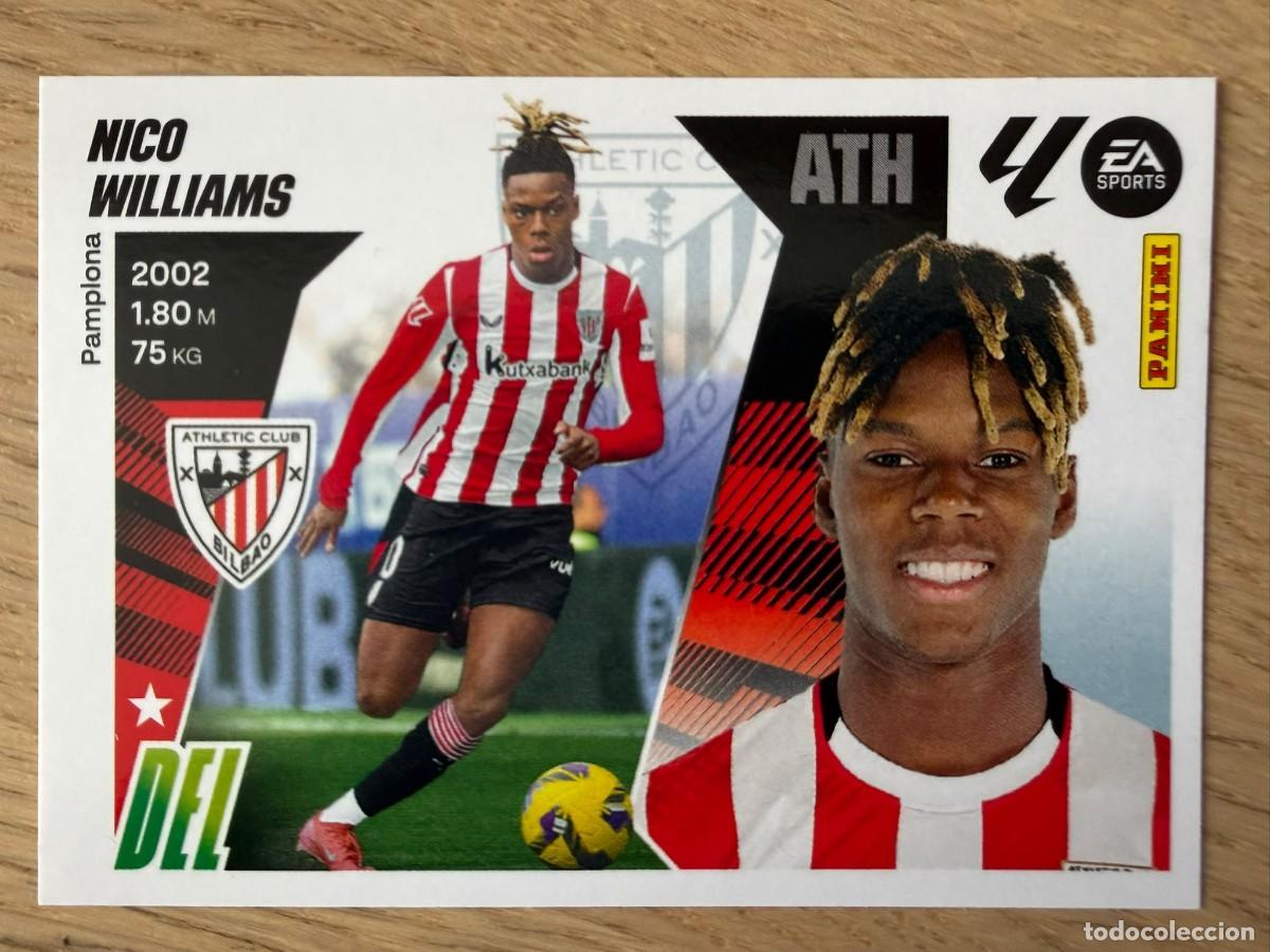 Figurine di Calcio: 16 NICO WILLIAMS ATHLETIC BILBAO 25 26 2025 2026 LIGA EA SPORTS COLECCIONES ESTE SIN PEGAR STICKER