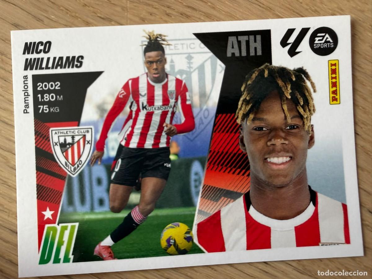 Figurine di Calcio: 16 NICO WILLIAMS ATHLETIC BILBAO 25 26 2025 2026 LIGA EA SPORTS COLECCIONES ESTE SIN PEGAR STICKER