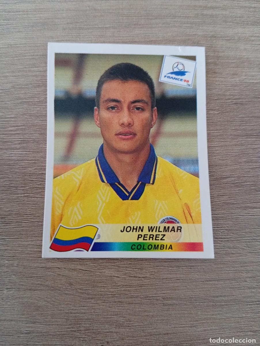 Figurine di Calcio: JOHN WILMAR PEREZ 453 COLOMBIA PANINI FRANCIA 1998 98 SIN PEGAR NUNCA PEGADO