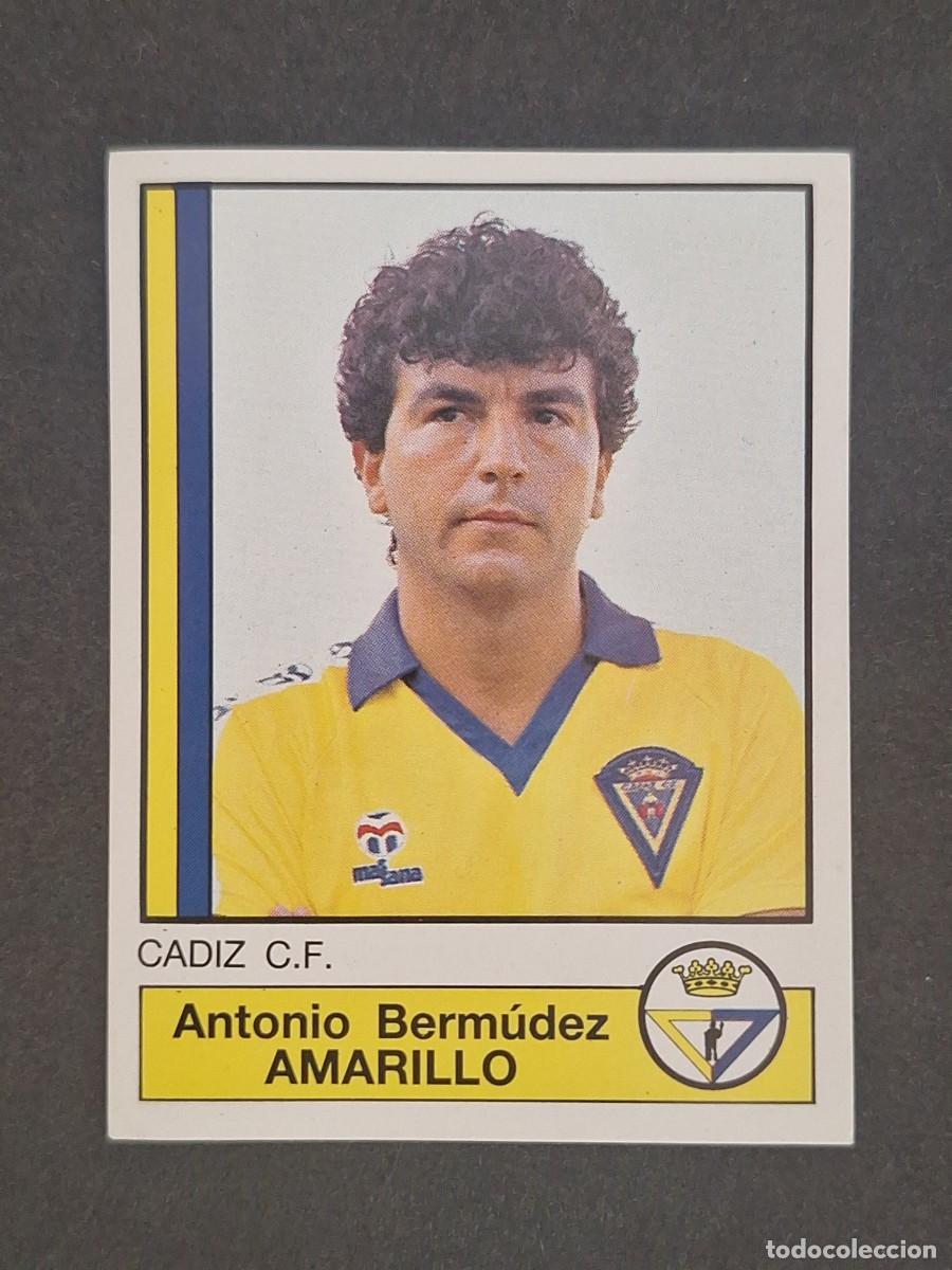Figurine di Calcio: L1 AMARILLO CADIZ C. F. 81 PANINI FUTBOL 87 86 87 NUNCA PEGADO SIN PEGAR