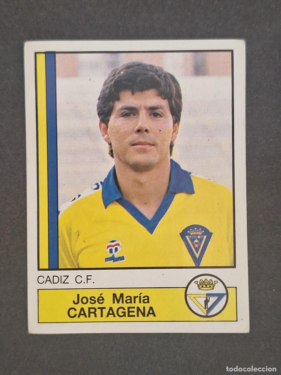 Figurine di Calcio: L1 CARTAGENA CADIZ C. F. 84 PANINI FUTBOL 87 86 87 NUNCA PEGADO SIN PEGAR