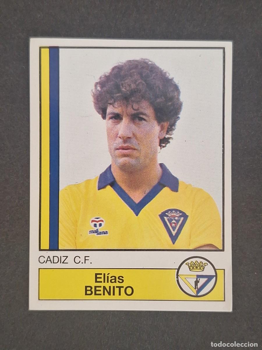 Figurine di Calcio: L1 BENITO CADIZ C. F. 86 PANINI FUTBOL 87 86 87 NUNCA PEGADO SIN PEGAR
