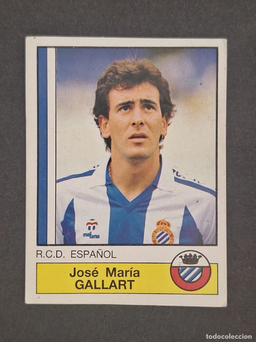 Cartes &agrave; collectionner de Football: L1 GALLART R. C. D. ESPA&Ntilde;OL 101 PANINI FUTBOL 87 86 87 NUNCA PEGADO SIN PEGAR