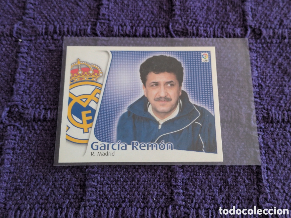 Cromos de f&uacute;tbol: EDICIONES ESTE 2004-2005 COLOCA GARCIA REMON (REAL MADRID) NUNCA PEGADO. NUEVO
