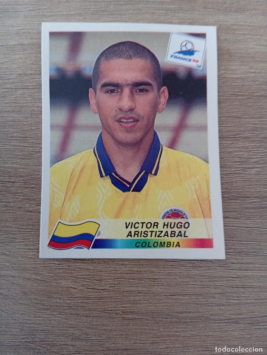 Cromos de Futebol: VICTOR HUGO ARISTIZABAL 461 COLOMBIA PANINI FRANCIA 1998 98 SIN PEGAR NUNCA PEGADO
