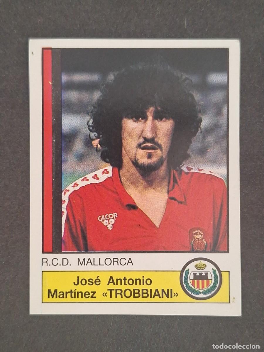 Fu&szlig;ball-Sticker: L1 TROBBIANI R. C. D. MALLORCA 146 PANINI FUTBOL 87 86 87 NUNCA PEGADO SIN PEGAR