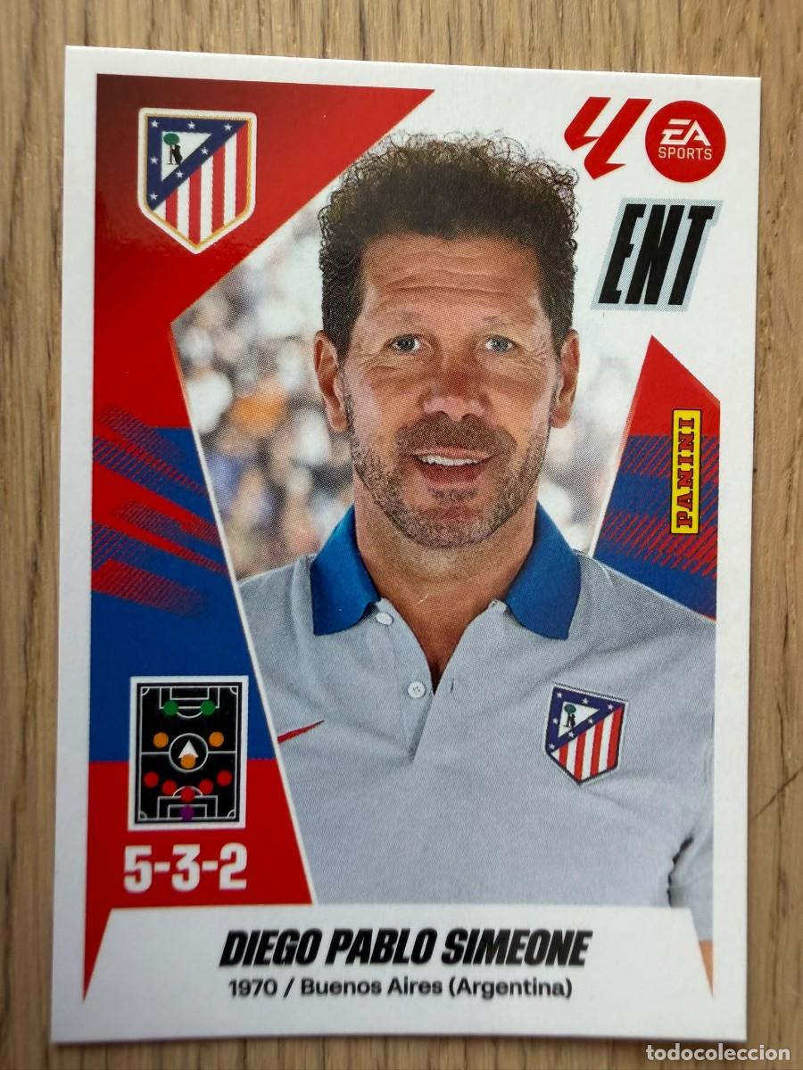 Fu&szlig;ball-Sticker: 2 SIMEONE ENTRENADOR ATLETICO MADRID 25 26 2025 2026 LIGA EA SPORTS COLECCIONES ESTE SIN PEGAR
