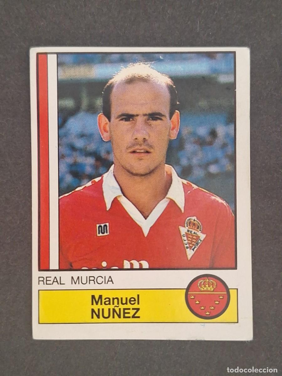 Fu&szlig;ball-Sticker: L1 NU&Ntilde;EZ REAL MURCIA 156 PANINI FUTBOL 87 86 87 NUNCA PEGADO SIN PEGAR