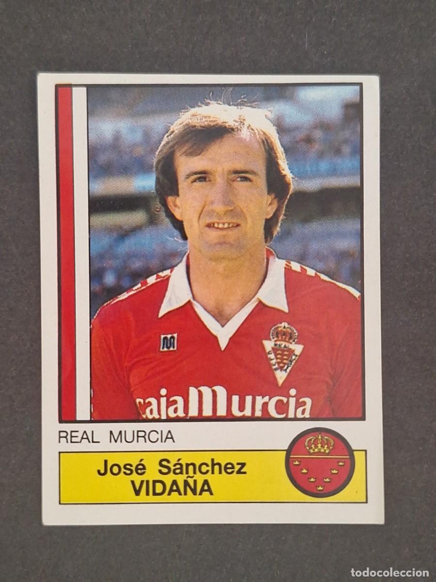 Fu&szlig;ball-Sticker: L1 VIDA&Ntilde;A REAL MURCIA 158 PANINI FUTBOL 87 86 87 NUNCA PEGADO SIN PEGAR