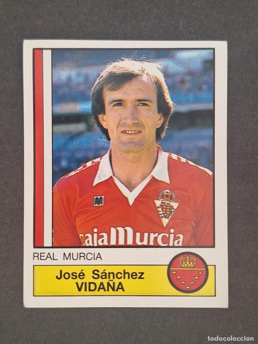 Fu&szlig;ball-Sticker: L1 VIDA&Ntilde;A REAL MURCIA 158 PANINI FUTBOL 87 86 87 NUNCA PEGADO SIN PEGAR