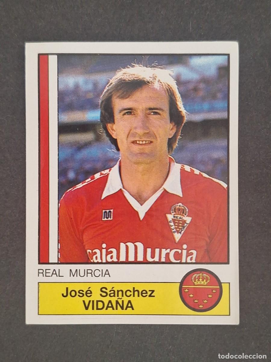 Fu&szlig;ball-Sticker: L1 VIDA&Ntilde;A REAL MURCIA 158 PANINI FUTBOL 87 86 87 NUNCA PEGADO SIN PEGAR