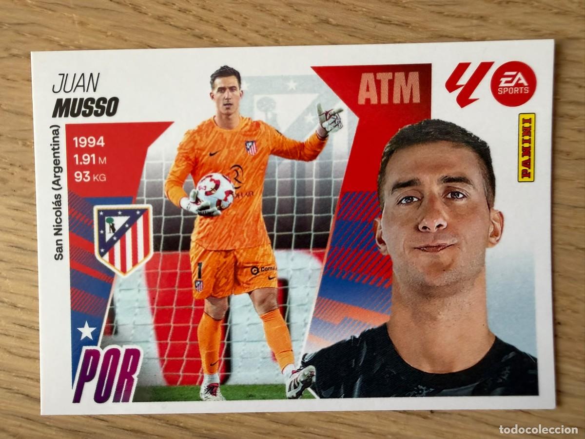 Fu&szlig;ball-Sticker: 4 MUSSO ATLETICO MADRID 25 26 2025 2026 LIGA EA SPORTS COLECCIONES ESTE SIN PEGAR STICKER