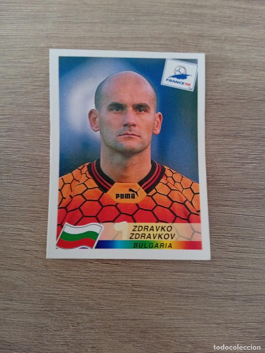 Fu&szlig;ball-Sticker: ZDRAVKO ZDRAVKOV 283 BULGARIA PANINI FRANCIA 1998 98 SIN PEGAR NUNCA PEGADO