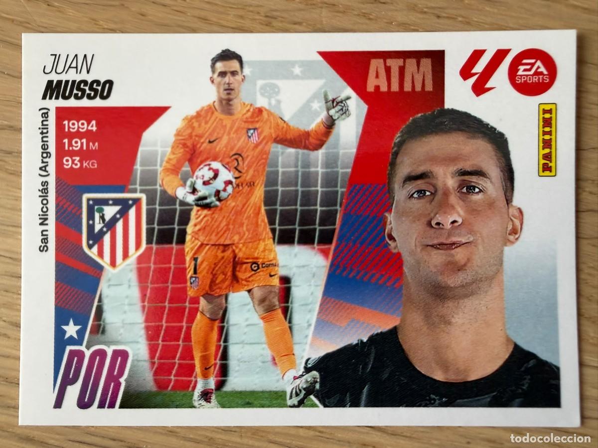 Fu&szlig;ball-Sticker: 4 MUSSO ATLETICO MADRID 25 26 2025 2026 LIGA EA SPORTS COLECCIONES ESTE SIN PEGAR STICKER