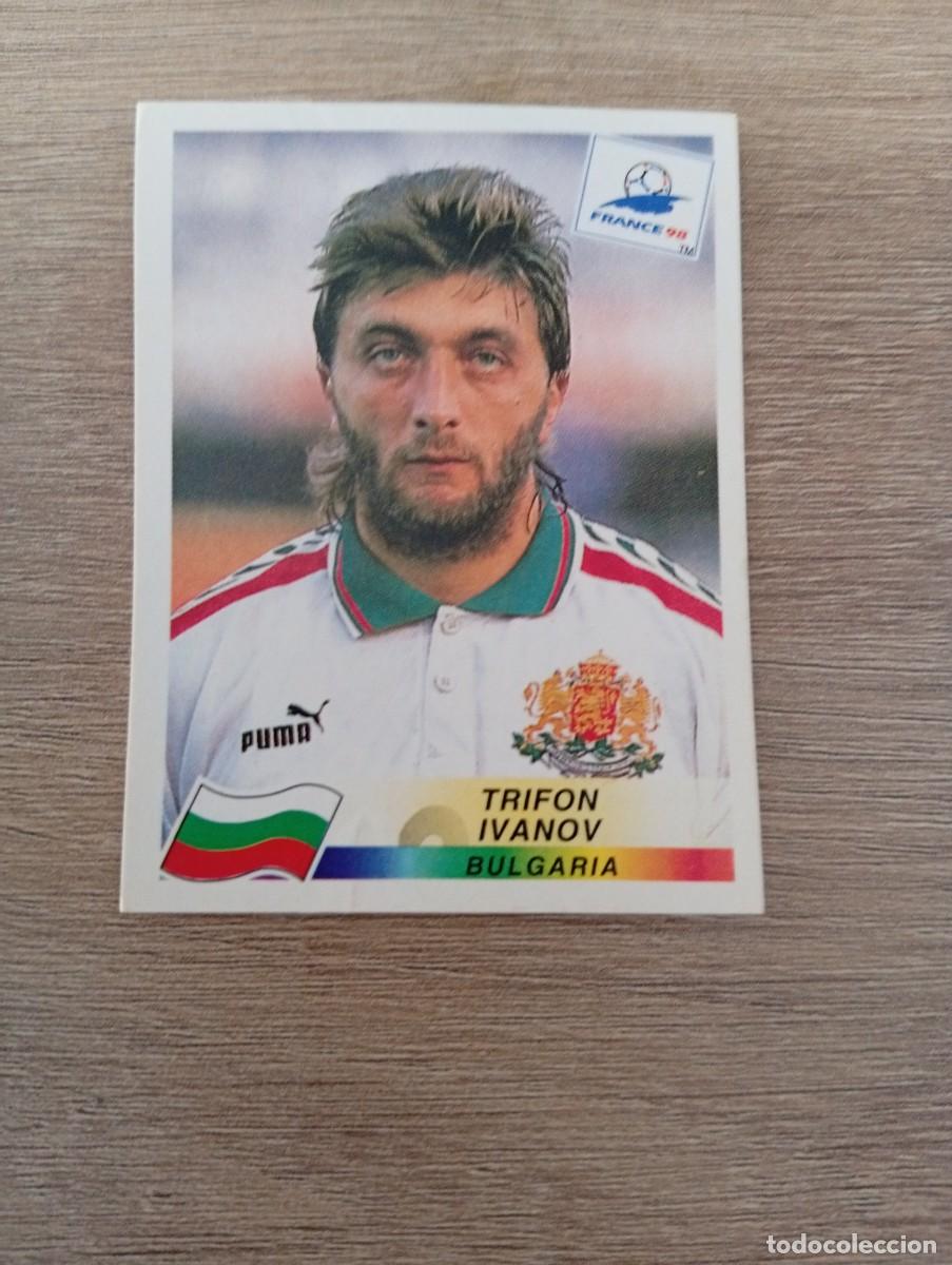 Fu&szlig;ball-Sticker: TRIFON IVANOV 284 BULGARIA PANINI FRANCIA 1998 98 SIN PEGAR NUNCA PEGADO