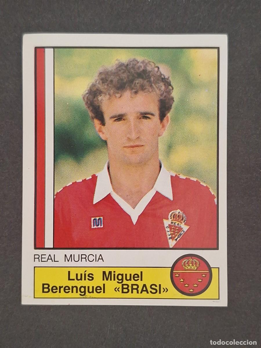 Fu&szlig;ball-Sticker: L1 BRASI REAL MURCIA 162 PANINI FUTBOL 87 86 87 NUNCA PEGADO SIN PEGAR