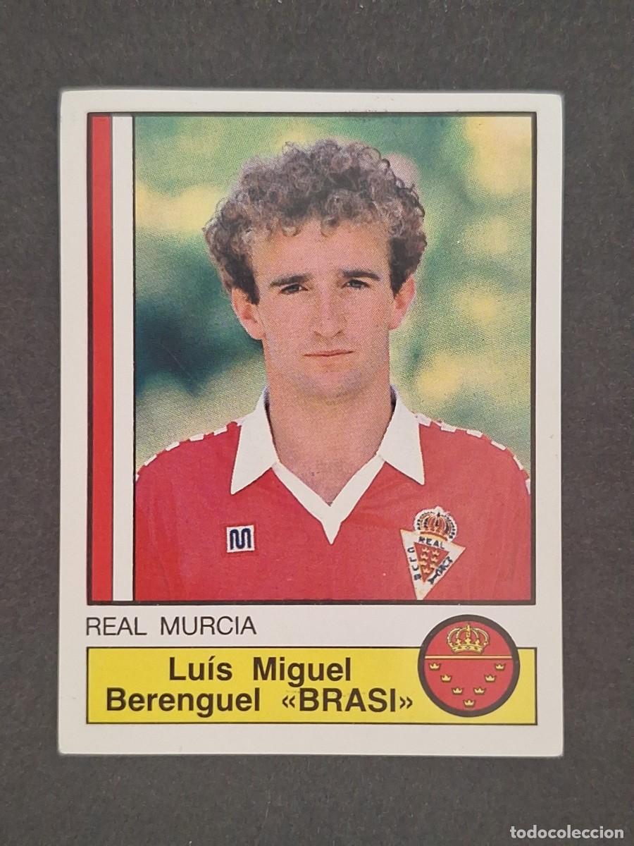 Fu&szlig;ball-Sticker: L1 BRASI REAL MURCIA 162 PANINI FUTBOL 87 86 87 NUNCA PEGADO SIN PEGAR