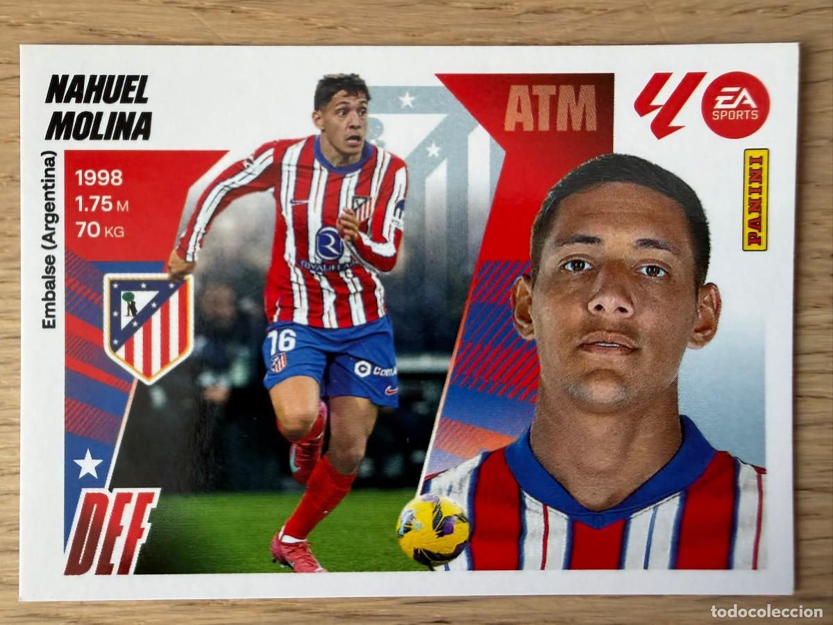Cromos de f&uacute;tbol: 5 NAHUEL MOLINA ATLETICO MADRID 25 26 2025 2026 LIGA EA SPORTS COLECCIONES ESTE SIN PEGAR STICKER