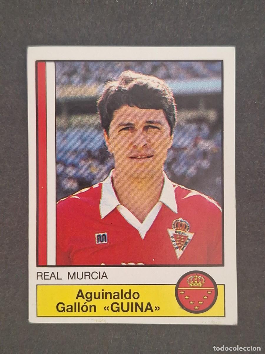 Cromos de Futebol: L1 GUINA REAL MURCIA 163 PANINI FUTBOL 87 86 87 NUNCA PEGADO SIN PEGAR