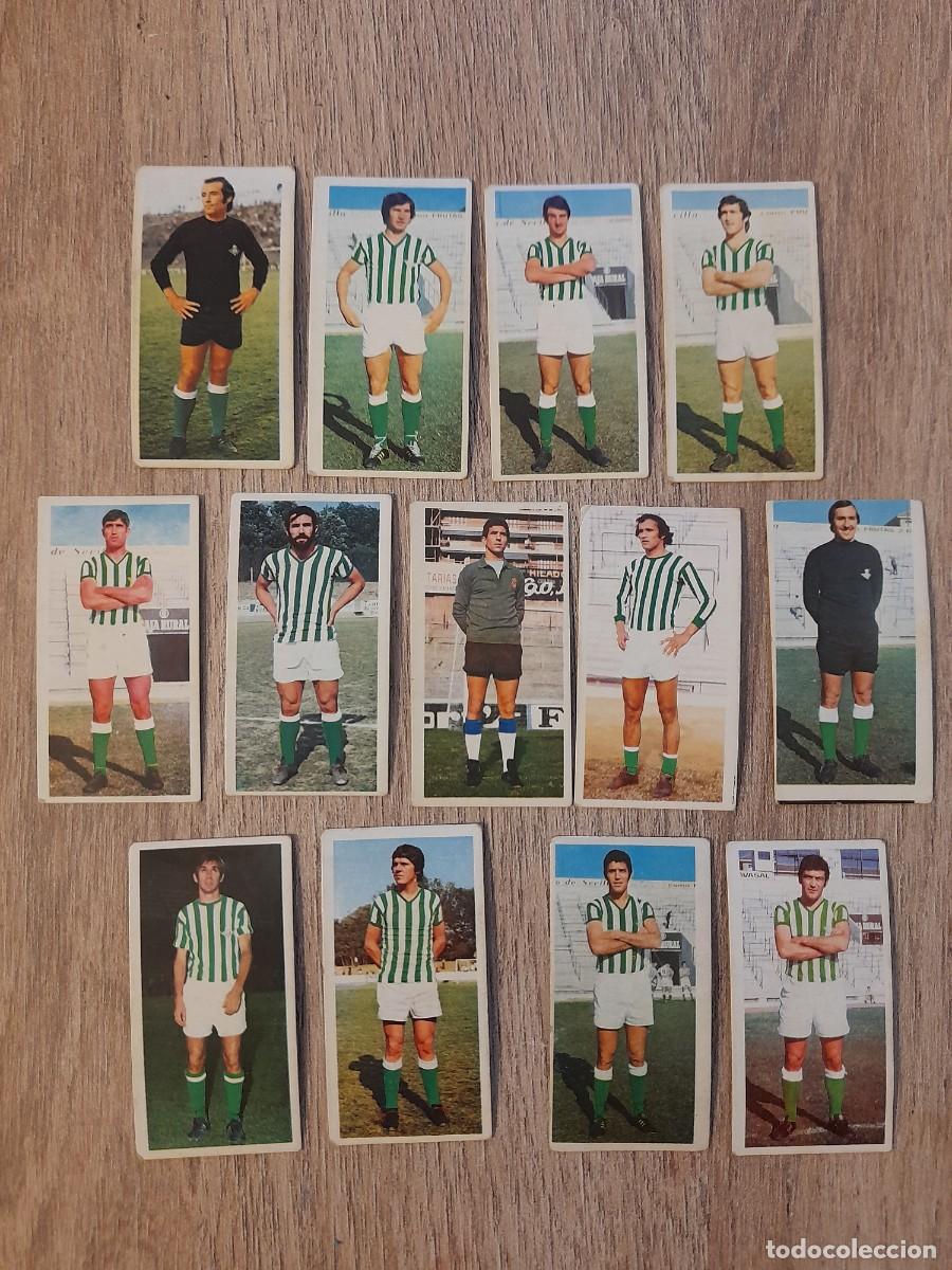 Cromos de f&uacute;tbol: LOTE 13 CROMOS NUEVOS Y DIFERENTES. REAL BETIS. LIGA ESTE 1975 1976 75 76