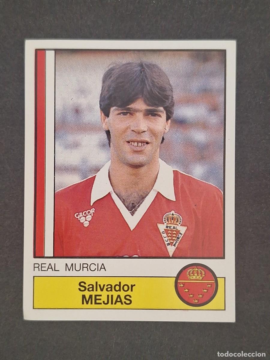 Figurine di Calcio: L1 MEJIAS REAL MURCIA 168 PANINI FUTBOL 87 86 87 NUNCA PEGADO SIN PEGAR
