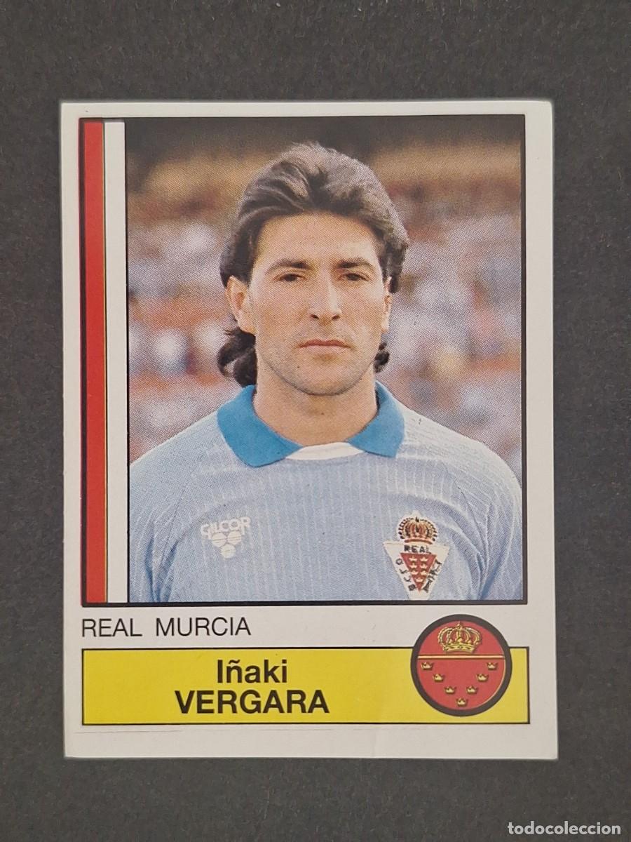 Figurine di Calcio: L1 VERGARA REAL MURCIA 169 PANINI FUTBOL 87 86 87 NUNCA PEGADO SIN PEGAR