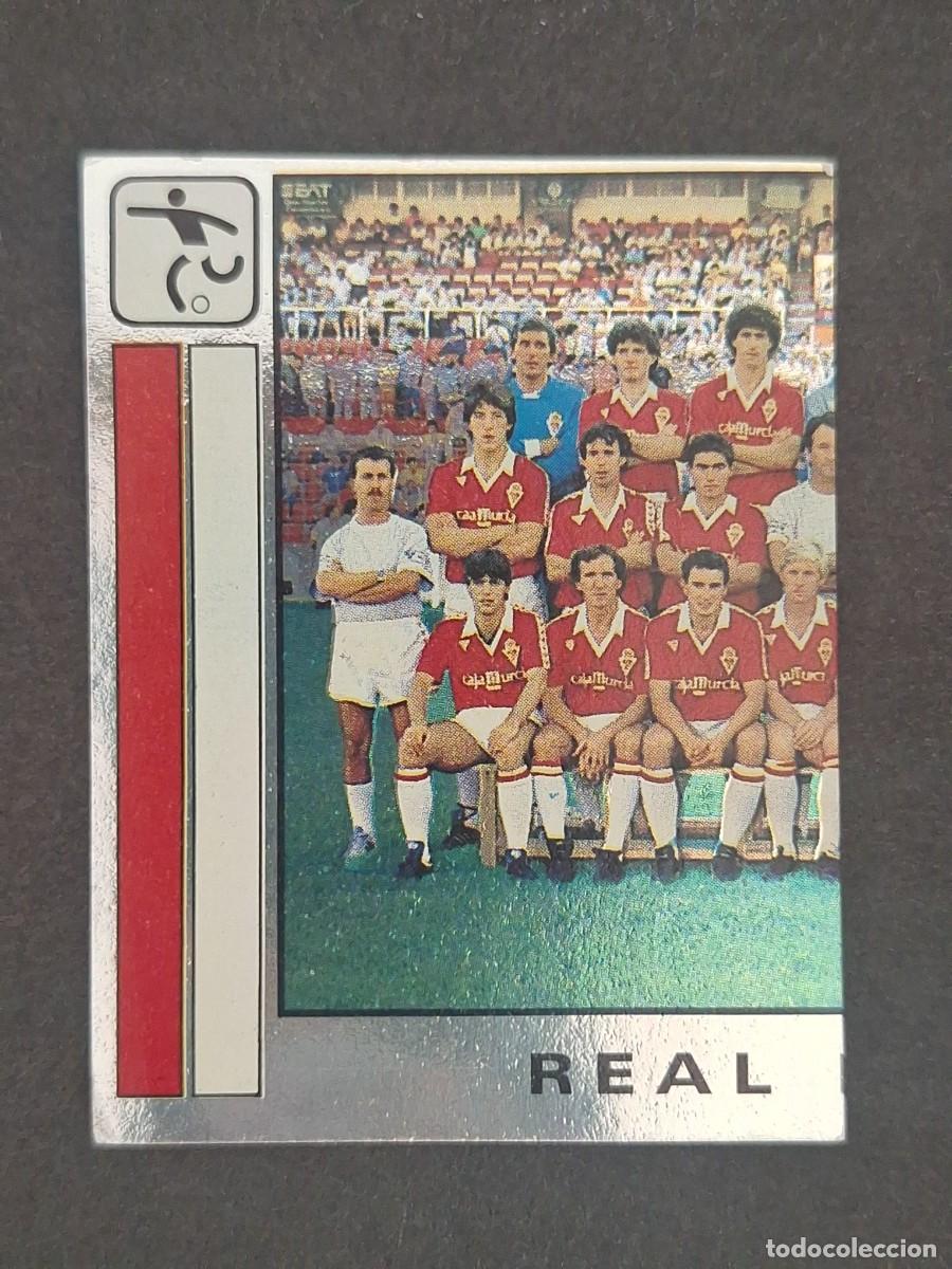 Figurine di Calcio: L1 PLANTILLA EQUIPO IZQUIERDA REAL MURCIA 170 PANINI FUTBOL 87 86 87 NUNCA PEGADO SIN PEGAR