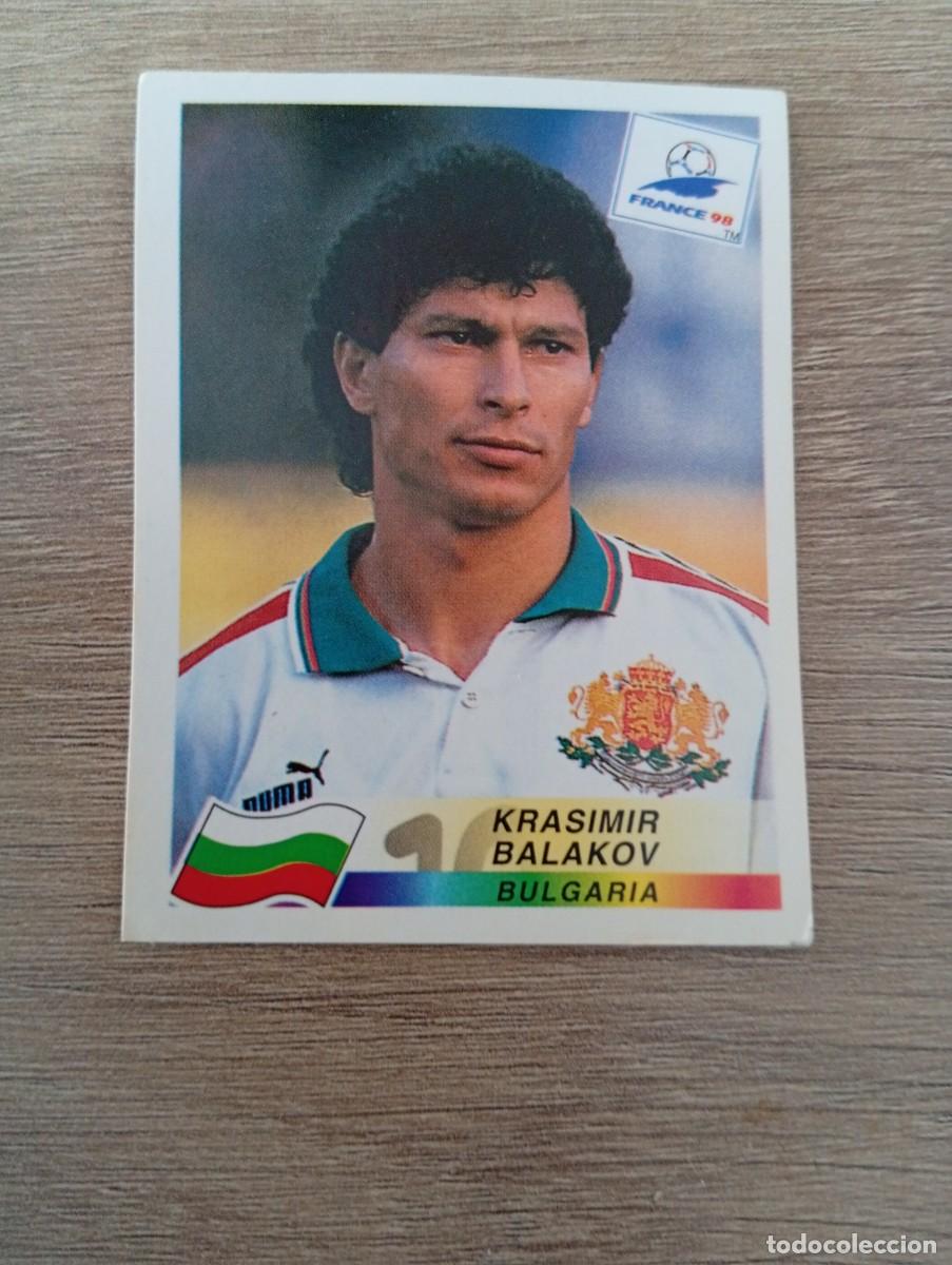 Figurine di Calcio: KRASIMIR BALAKOV 292 BULGARIA PANINI FRANCIA 1998 98 SIN PEGAR NUNCA PEGADO