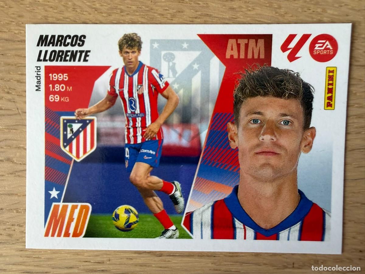 Figurine di Calcio: 11 MARCOS LLORENTE ATLETICO MADRID 25 26 2025 2026 LIGA EA SPORTS COLECCIONES ESTE SIN PEGAR STICKER