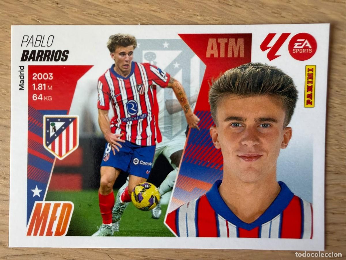 Cromos de Futebol: 13 PABLO BARRIOS ATLETICO MADRID 25 26 2025 2026 LIGA EA SPORTS COLECCIONES ESTE SIN PEGAR STICKER