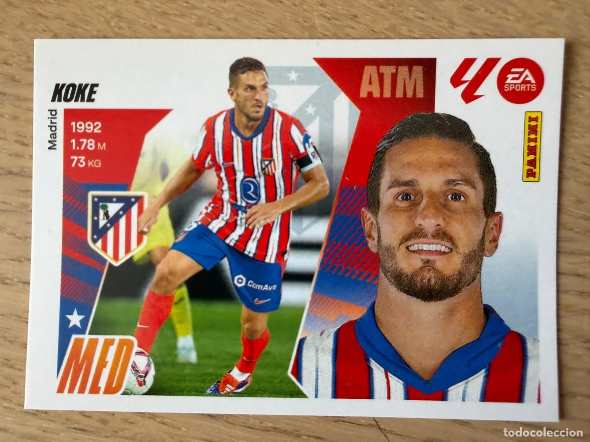 Cromos de Futebol: 14 KOKE ATLETICO MADRID 25 26 2025 2026 LIGA EA SPORTS COLECCIONES ESTE SIN PEGAR STICKER