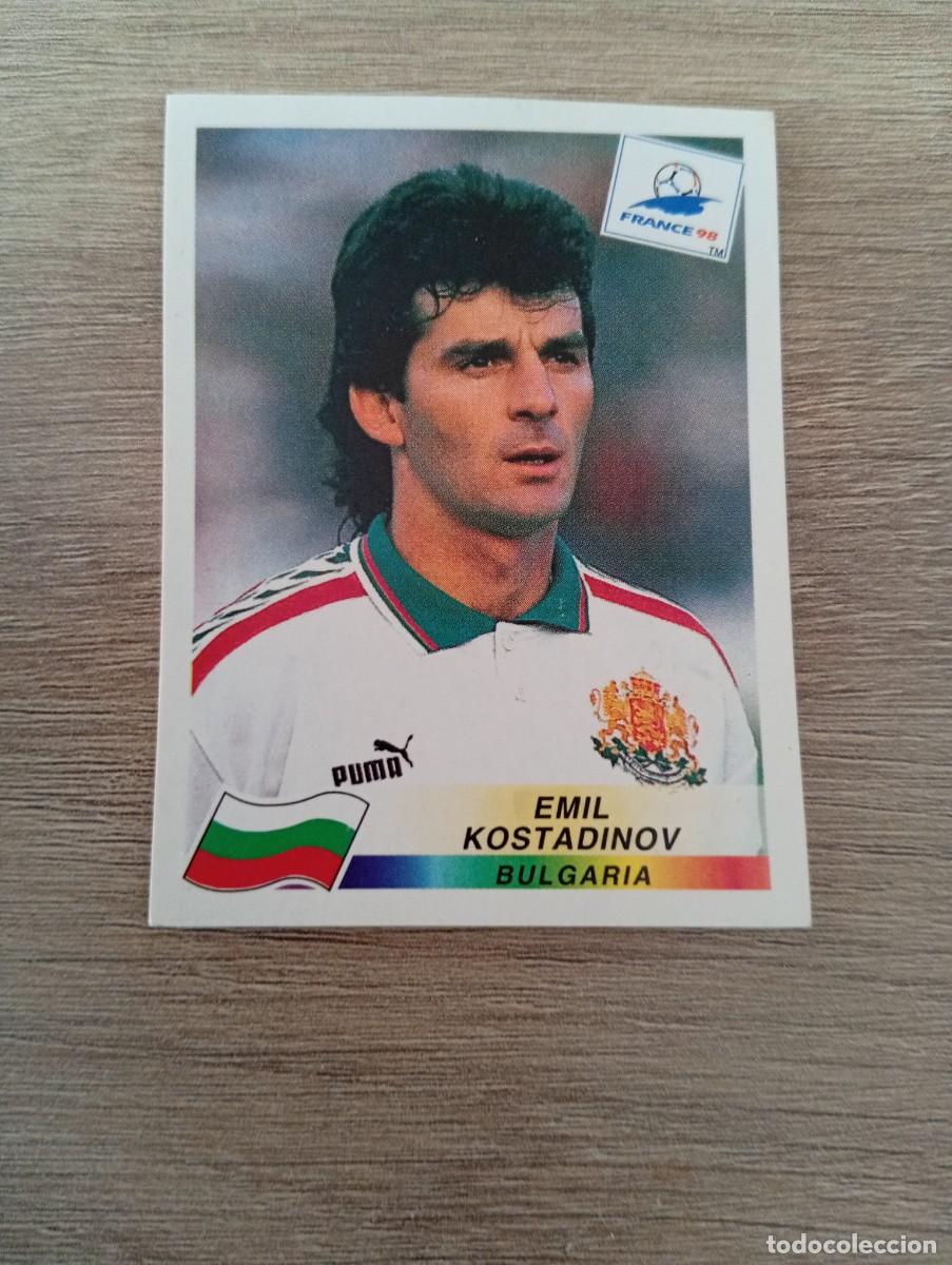 Cromos de Futebol: EMIL KOSTADINOV 296 BULGARIA PANINI FRANCIA 1998 98 SIN PEGAR NUNCA PEGADO