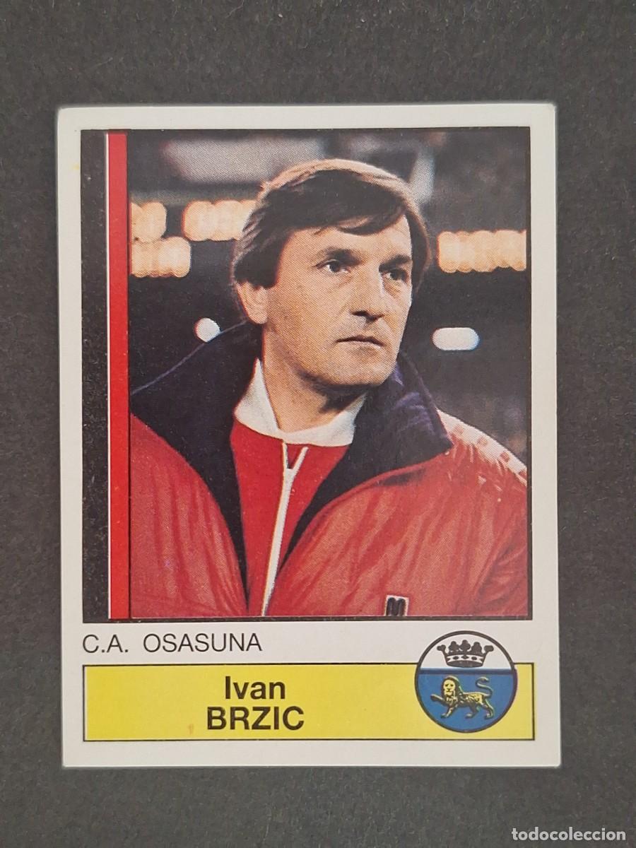 Fu&szlig;ball-Sticker: L1 BRZIC ENTRENADOR C. A. OSASUNA 192 PANINI FUTBOL 87 86 87 NUNCA PEGADO SIN PEGAR