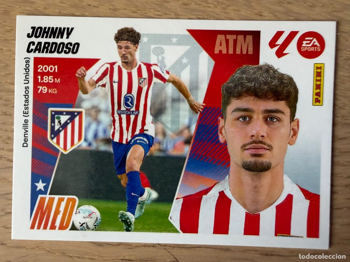 Cartes &agrave; collectionner de Football: 16 JOHNNY CARDOSO ATLETICO MADRID 25 26 2025 2026 LIGA EA SPORTS COLECCIONES ESTE SIN PEGAR STICKER
