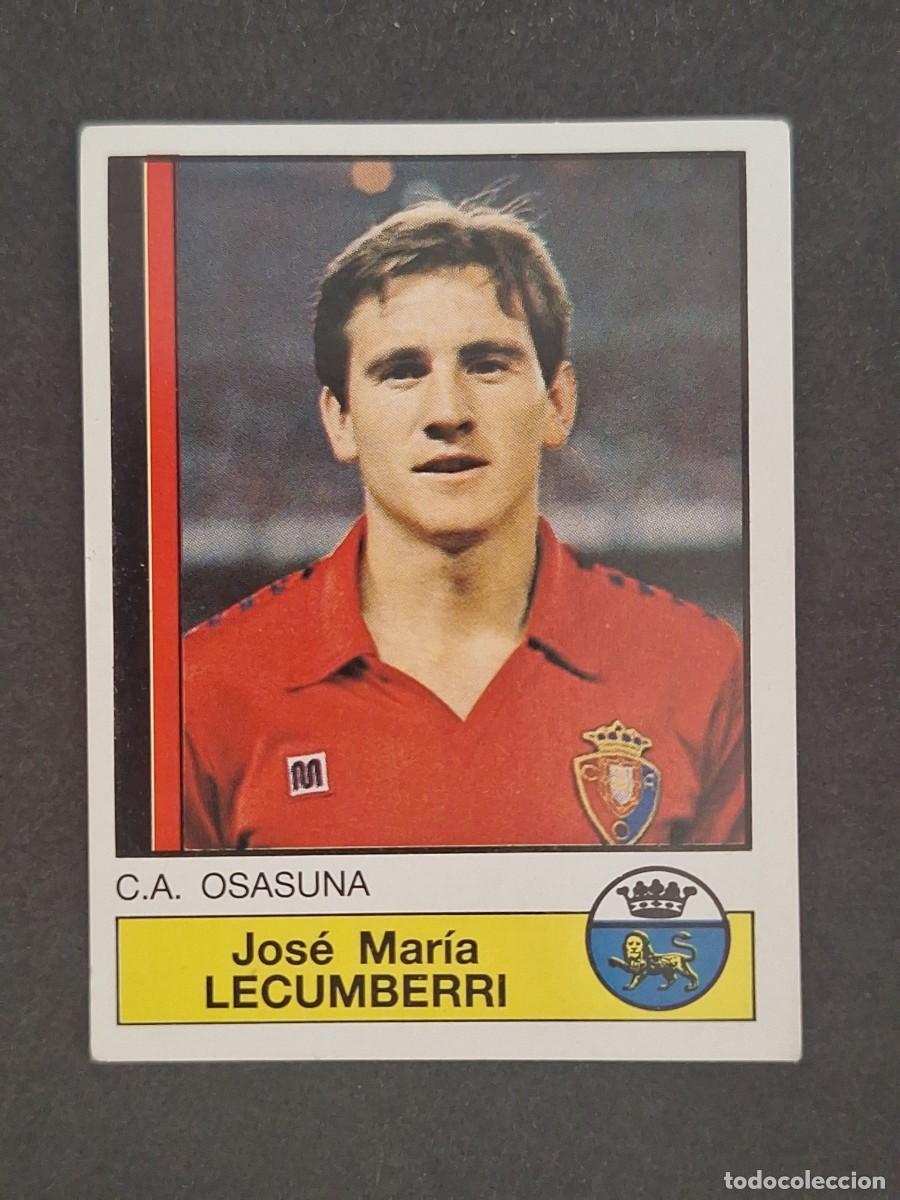 Cartes &agrave; collectionner de Football: L1 LECUMBERRI C. A. OSASUNA 197 PANINI FUTBOL 87 86 87 NUNCA PEGADO SIN PEGAR