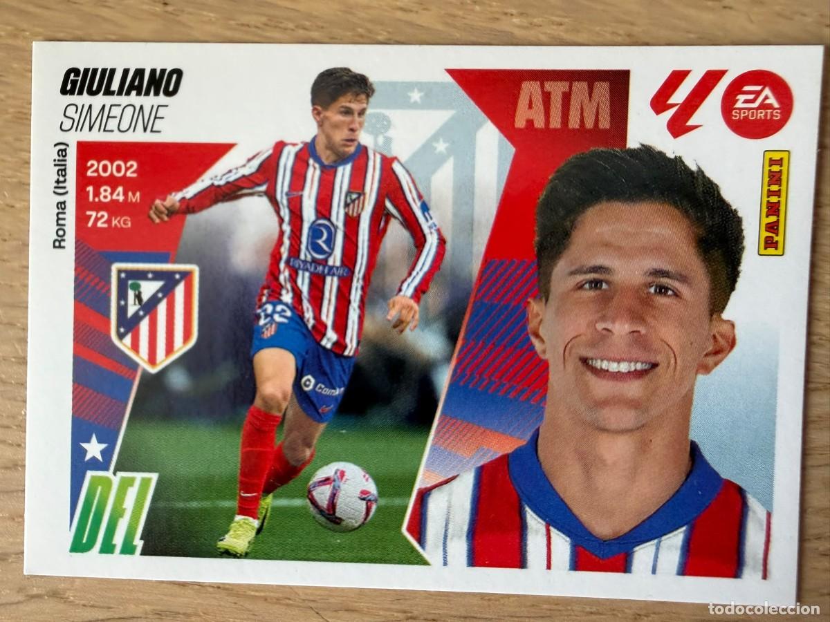Cartes &agrave; collectionner de Football: 17 GIULIANO ATLETICO MADRID 25 26 2025 2026 LIGA EA SPORTS COLECCIONES ESTE SIN PEGAR STICKER