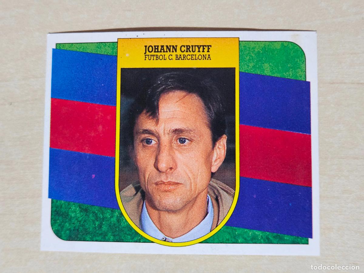 Cartes &agrave; collectionner de Football: ESTE 91 92 - JOHANN CRUYFF - BARCELONA - CROMO RECUPERADO