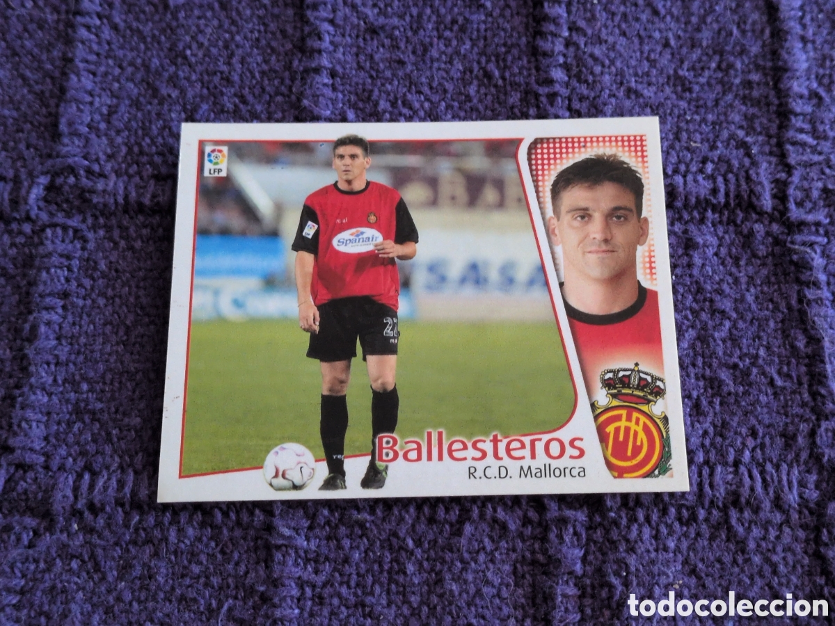 Figurine di Calcio: Cromo Coloca Ballesteros Mallorca liga este 2004 2005 04 05 sin pegar