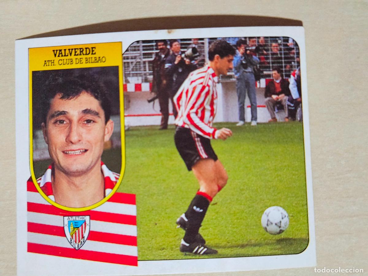 Cartes &agrave; collectionner de Football: ESTE 91 92 - VALVERDE - ATHLETIC DE BILBAO - CROMO RECUPERADO