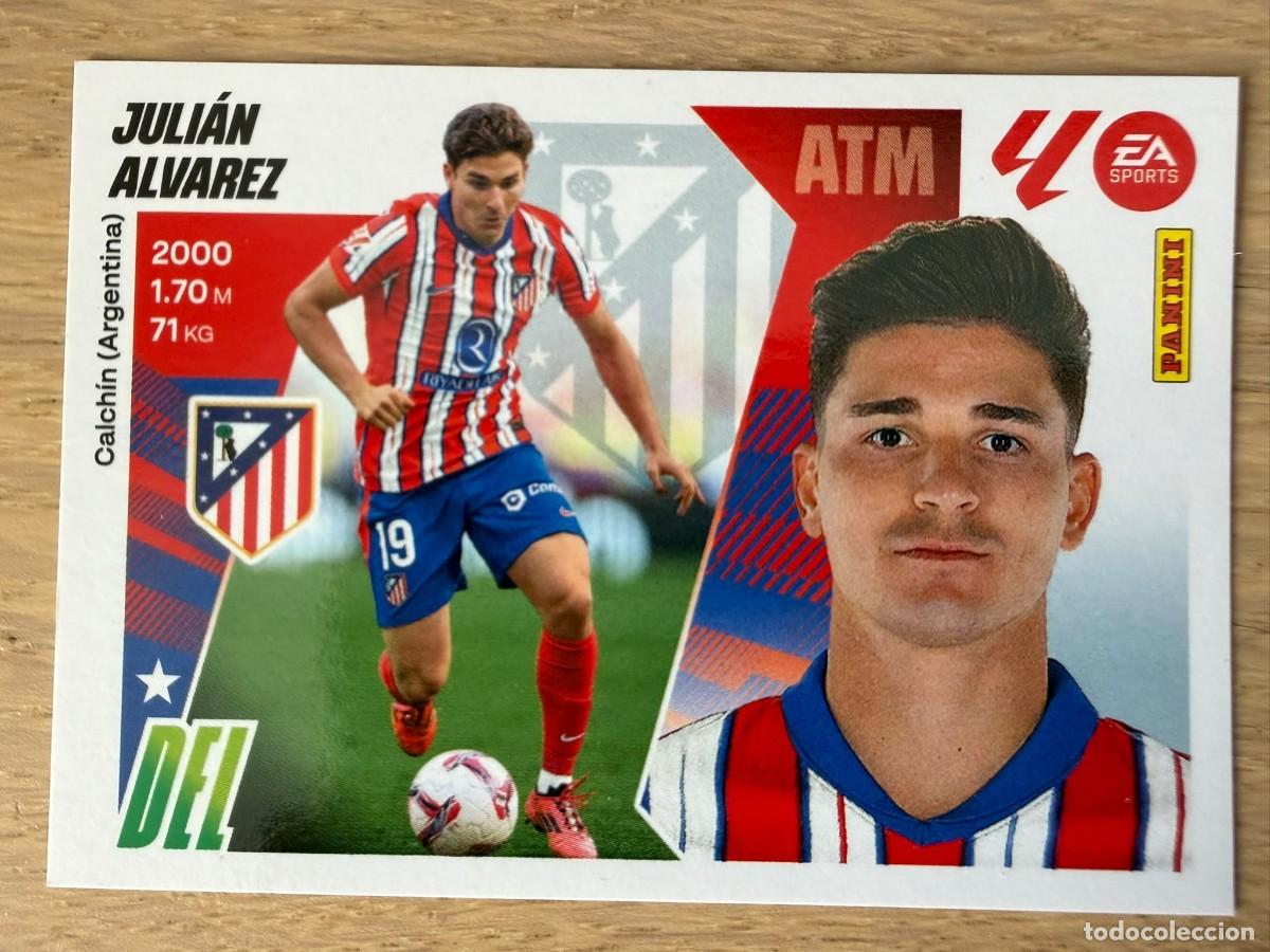 Cartes &agrave; collectionner de Football: 19 JULIAN ALVAREZ ATLETICO MADRID 25 26 2025 2026 LIGA EA SPORTS COLECCIONES ESTE SIN PEGAR STICKER