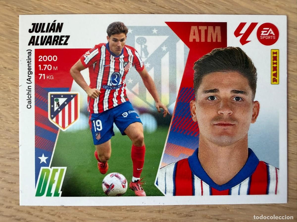 Cartes &agrave; collectionner de Football: 19 JULIAN ALVAREZ ATLETICO MADRID 25 26 2025 2026 LIGA EA SPORTS COLECCIONES ESTE SIN PEGAR STICKER