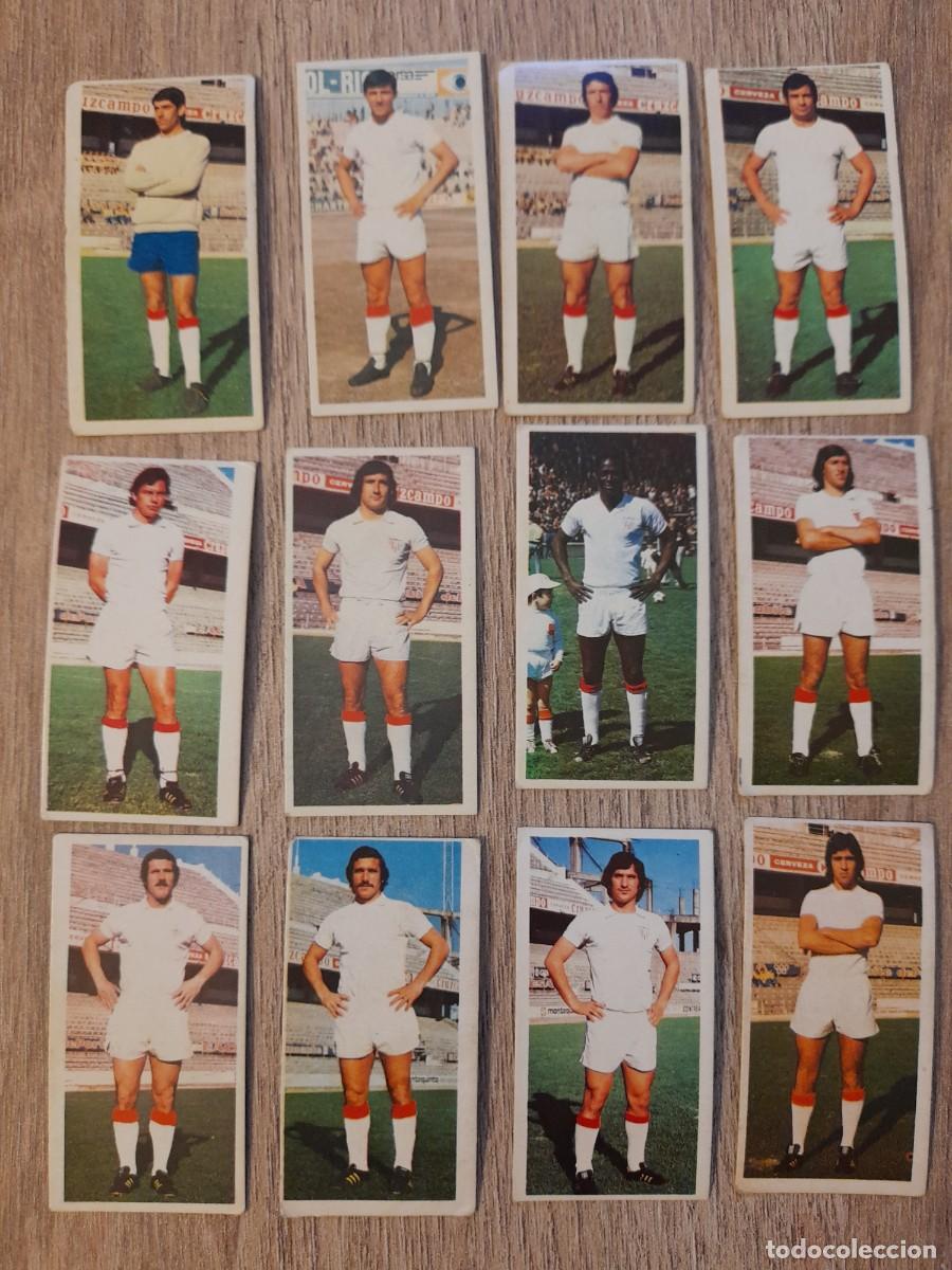Figurine di Calcio: LOTE 12 CROMOS NUEVOS Y DIFERENTES. SEVILLA FC. LIGA ESTE 1975 1976 75 76