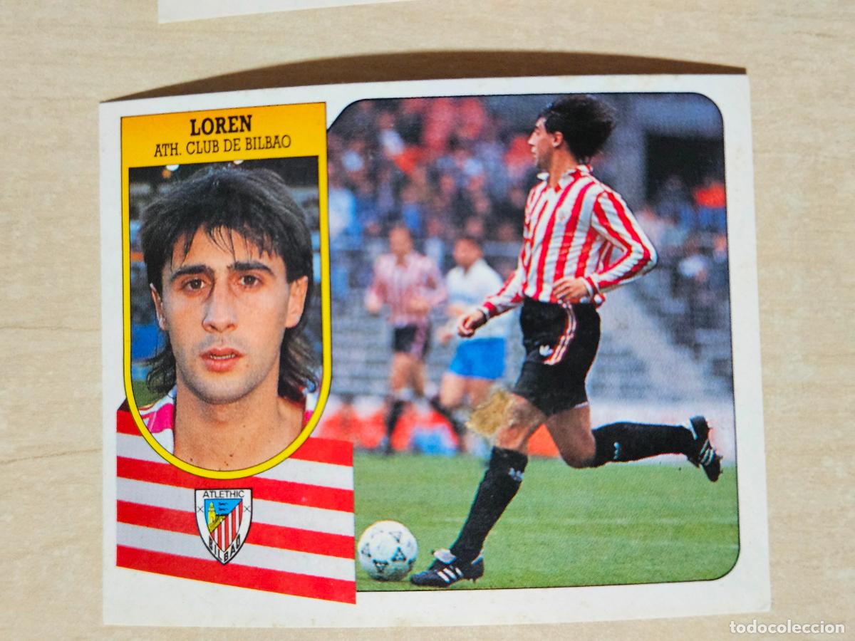 Cartes &agrave; collectionner de Football: ESTE 91 92 - LOREN - ATHLETIC DE BILBAO - CROMO RECUPERADO
